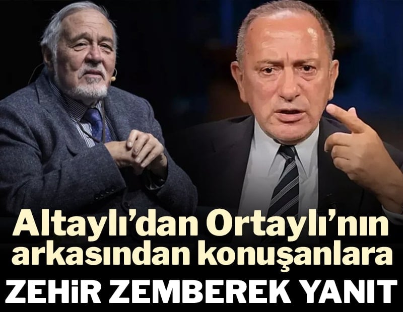 Altaylı’dan İlber Ortaylı’nın arkasından konuşanlara zehir zemberek yanıt