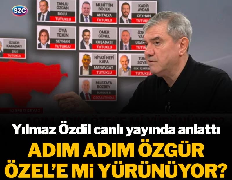 Adım adım  Özgür Özel'e mi yürünüyor? Yılmaz Özdil canlı yayında anlattı