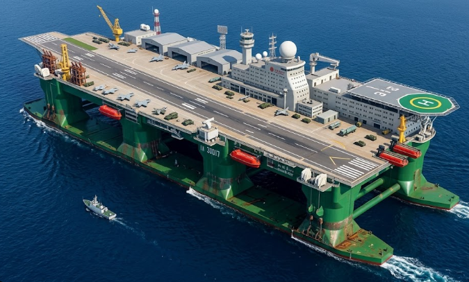 78 bin tonluk yüzen adayı elleriyle örüyorlar: Nükleer patlamalar bile işlemiyor