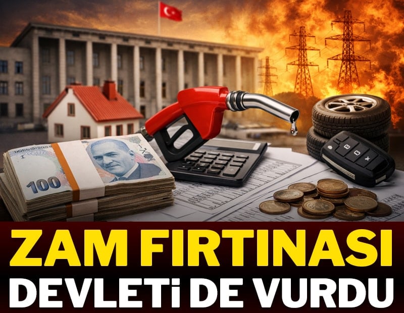 Zam fırtınası devleti de vurdu