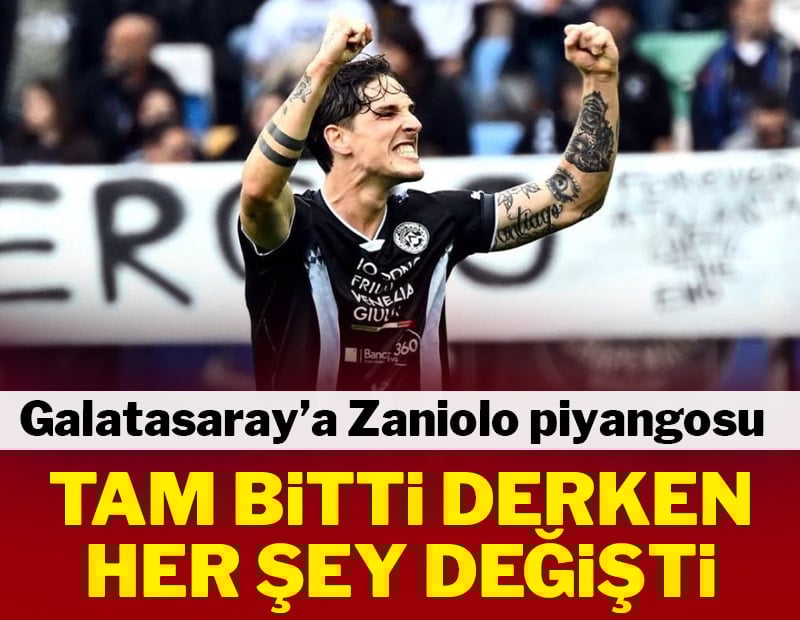 Zaniolo'ya sürpriz talip çıktı! Her şey sil baştan...