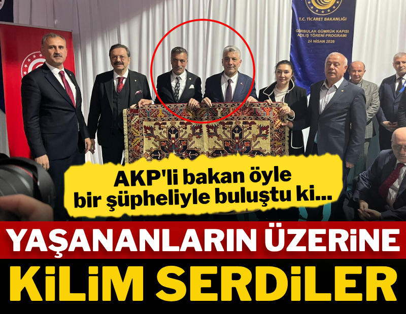 Yaşananların üzerine kilim serdiler