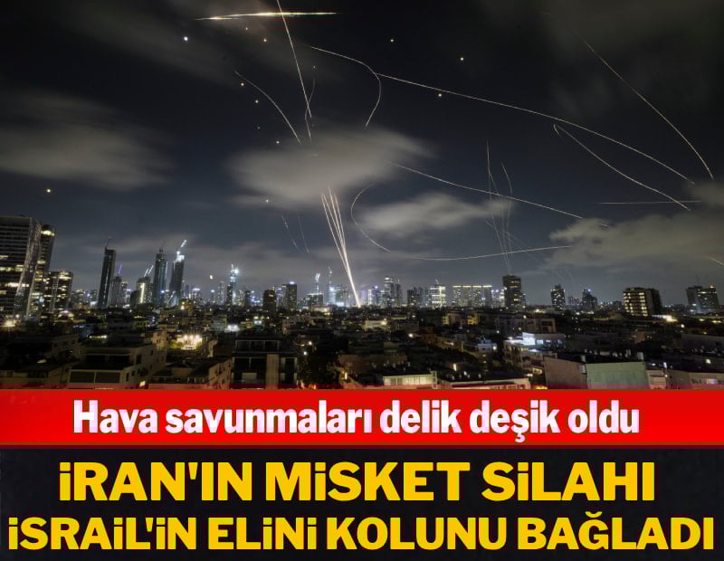 İran'ın misket silahı İsrail'in elini kolunu bağladı! Hava savunmaları delik deşik oldu