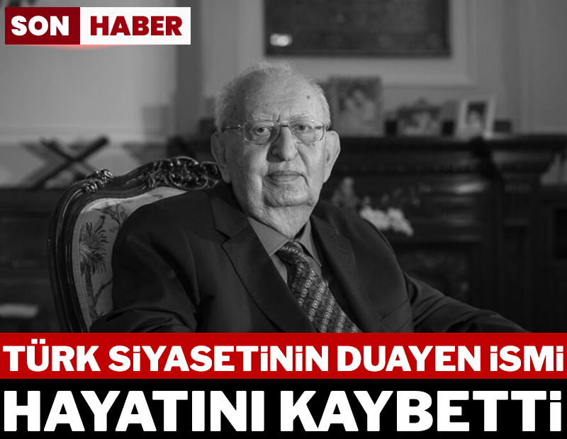 Eski TBMM Başkanı Hüsamettin Cindoruk hayatını kaybetti!