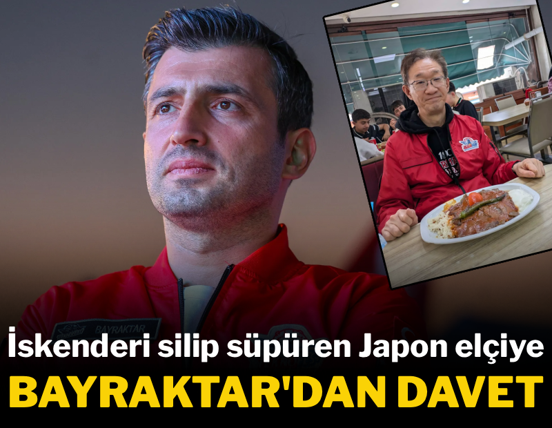 İskenderi silip süpüren Japon elçiye Selçuk Bayraktar'dan davet