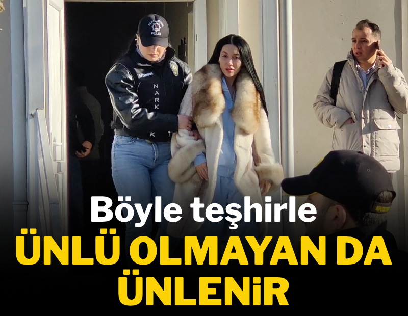 Böyle teşhirle ünlü olmayan de ünlenir!