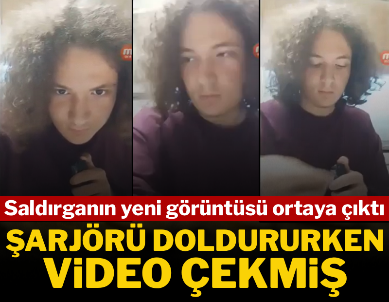 Saldırganın yeni görüntüsü ortaya çıktı! Şarjör detayı dikkat çekti