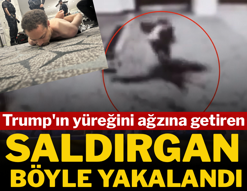 Trump'ın yüreğini ağzına getiren saldırgan böyle yakalandı