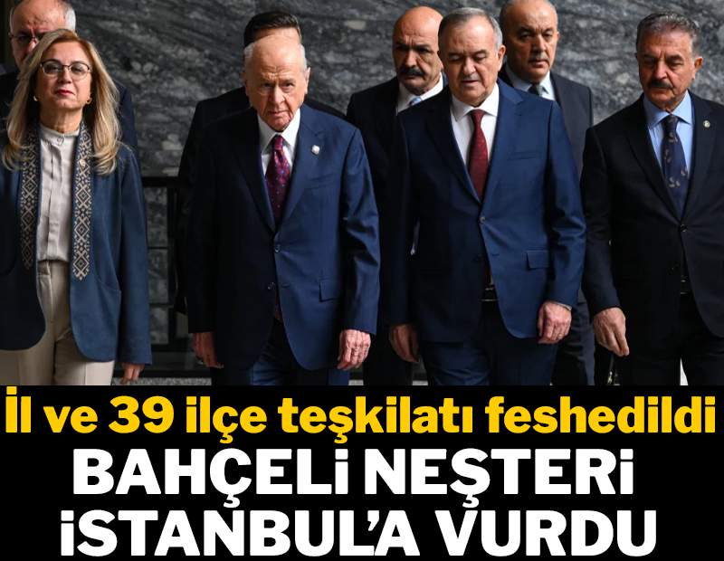 MHP'DEN FLAŞ SON DAKİKA GELİŞMESİ 