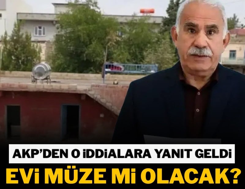 Terör yuvası müze mi olacak? AKP'den Öcalan'ın evi ile ilgili açıklama