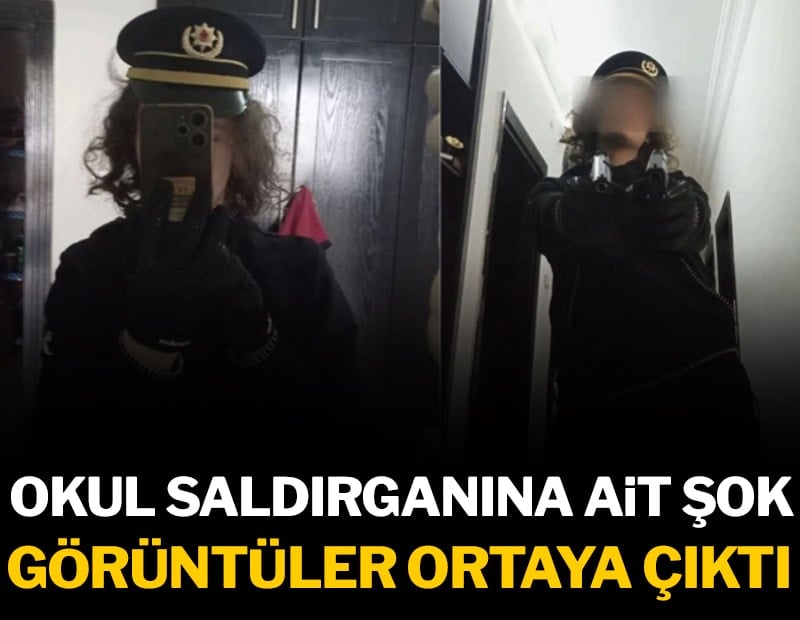 Kahramanmaraş'taki okul saldırganına ait şok görüntüler ortaya çıktı