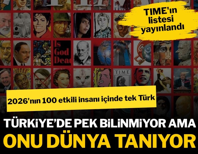 TIME'ın listesi yayınlandı: 2026'nın 100 etkili insanı içinde tek Türk