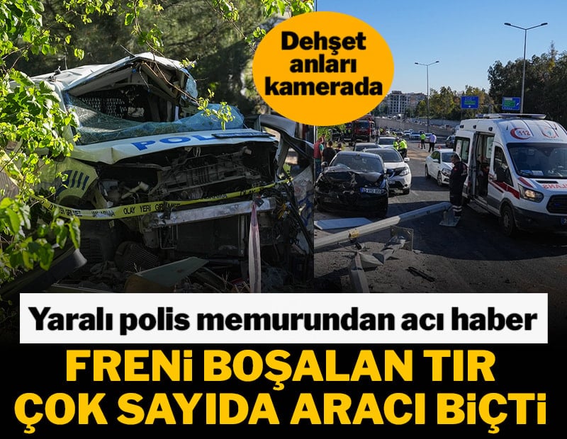 Freni boşalan TIR çok sayıda aracı biçti... Ölü ve yaralılar var