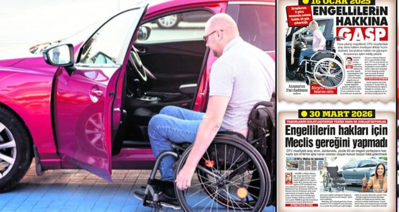 SÖZCÜ yazdı engelli hakkına kavuştu