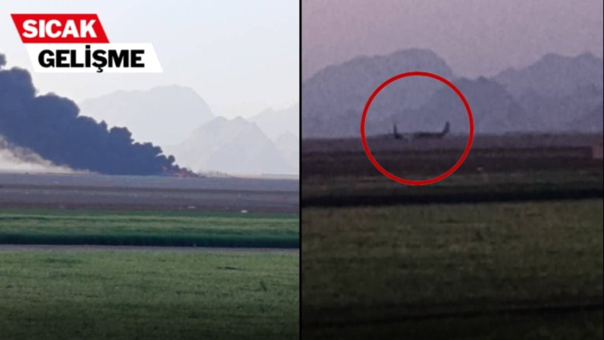 ABD'nin iki uçağının alev alev fotoğrafı bu sabaha damga vurdu