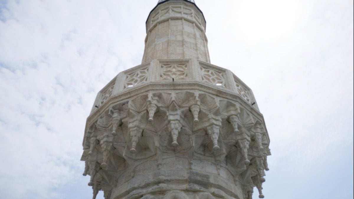 Ayasofya'nın kuzeydoğu minaresinde restorasyon tamamlandı