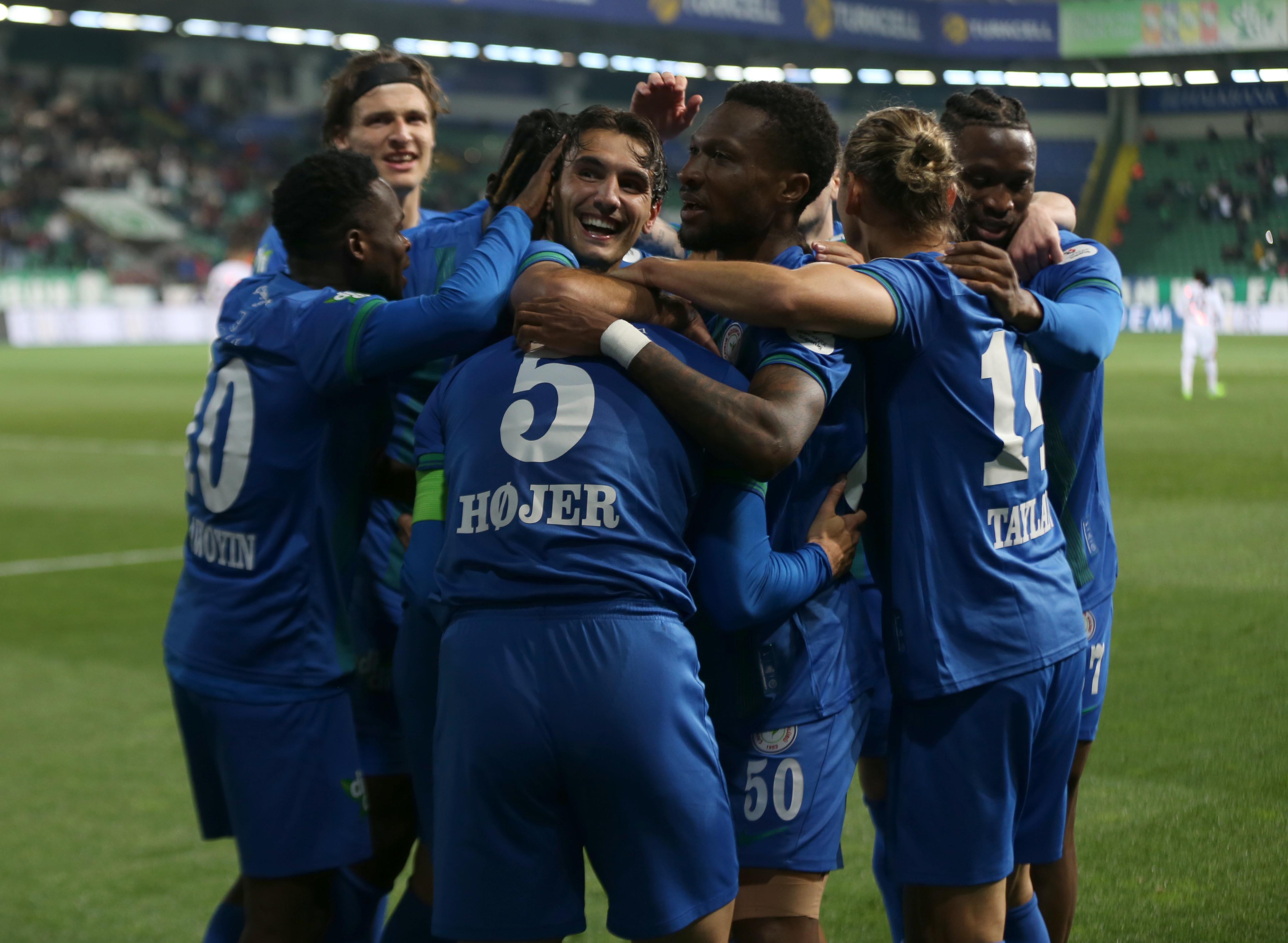 Rizespor'dan Samsun'a gol yağmuru