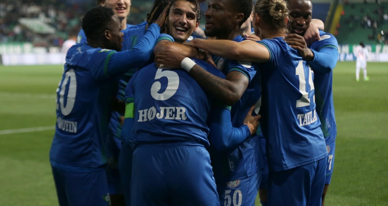 Rizespor'dan Samsun'a gol yağmuru