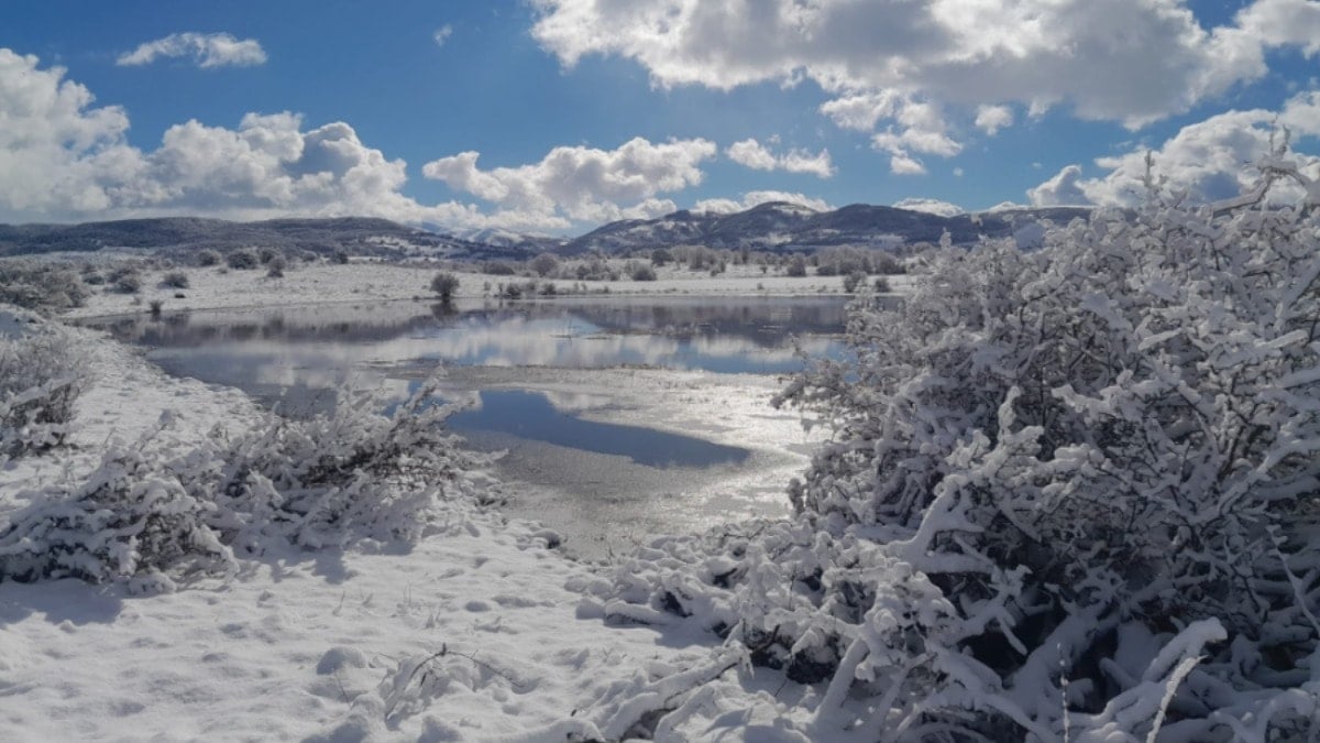 Doğu Karadeniz’de nisan ayında kar yağdı