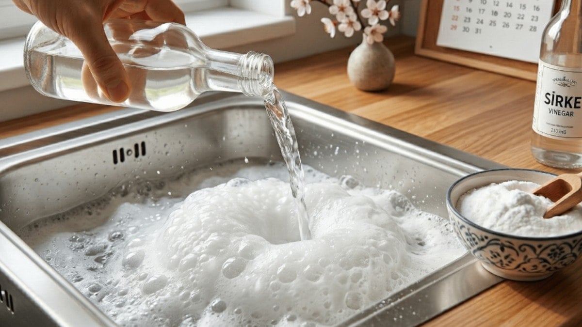 Nisan ayında lavaboya sirke ve karbonat dökün çağrısı yapıldı