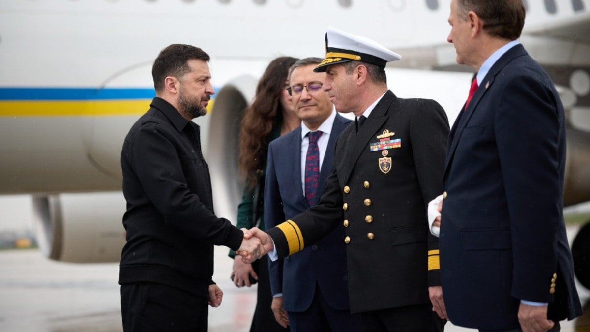 Zelenskiy'i kim karşıladı? Protokolde şaşırtan detay