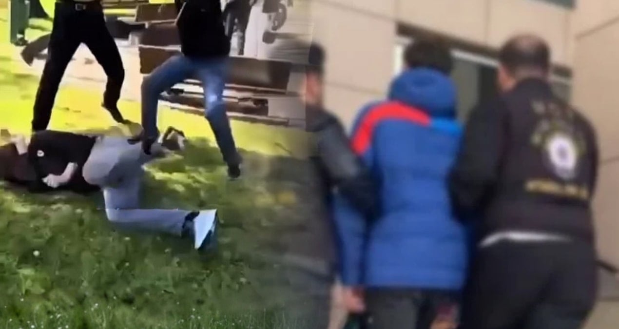 Küçük çocuğu 'yan baktın' kavgasında öldüresiye darbettiler!