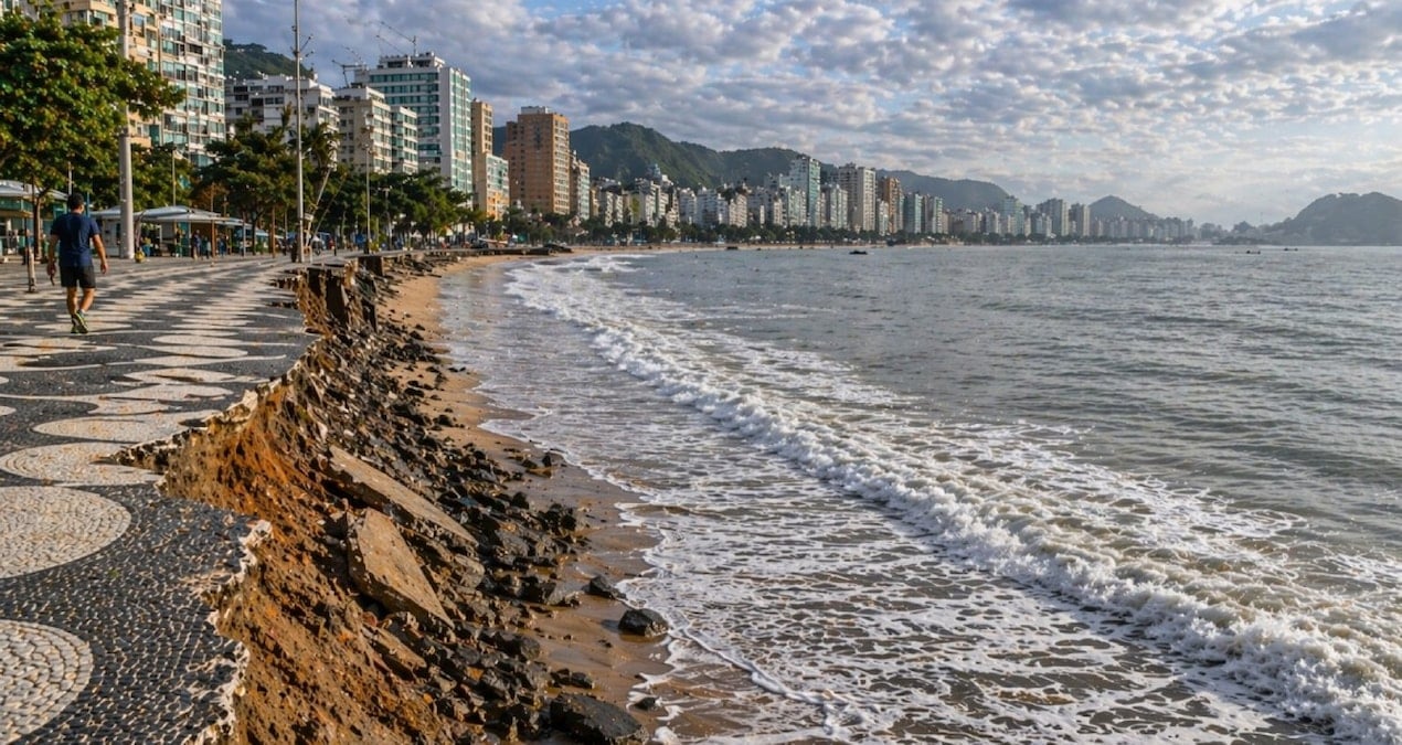Deniz bu şehri yutmaya başladı: Kıyıdaki şehir yok olma riskiyle karşı karşıya