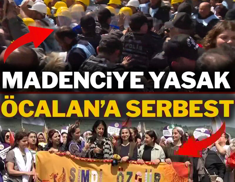 Öcalan’a serbest, madenciye yasak!