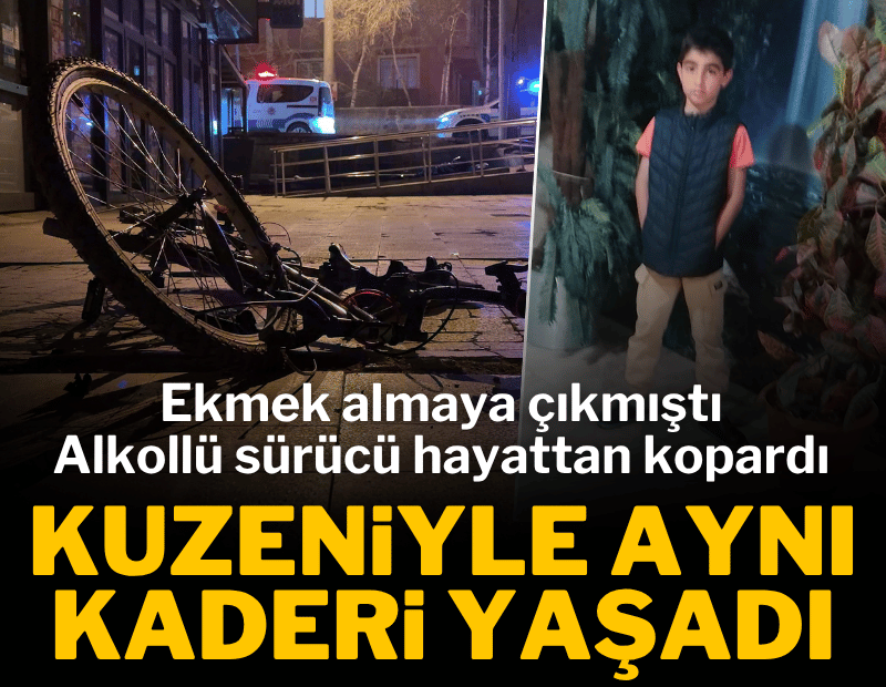 Alkollü sürücünün hayattan kopardığı Alperen, kuzeniyle aynı kaderi paylaştı