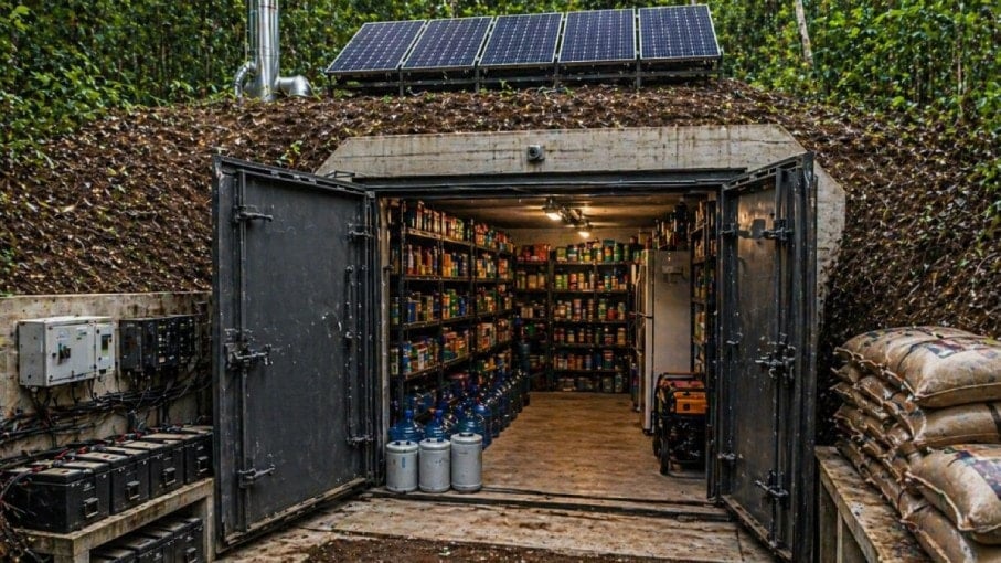 Ormanın ortasına sığınak inşa ettiler: Aylarca kimseye ihtiyaç duymadan yaşayabilecekler