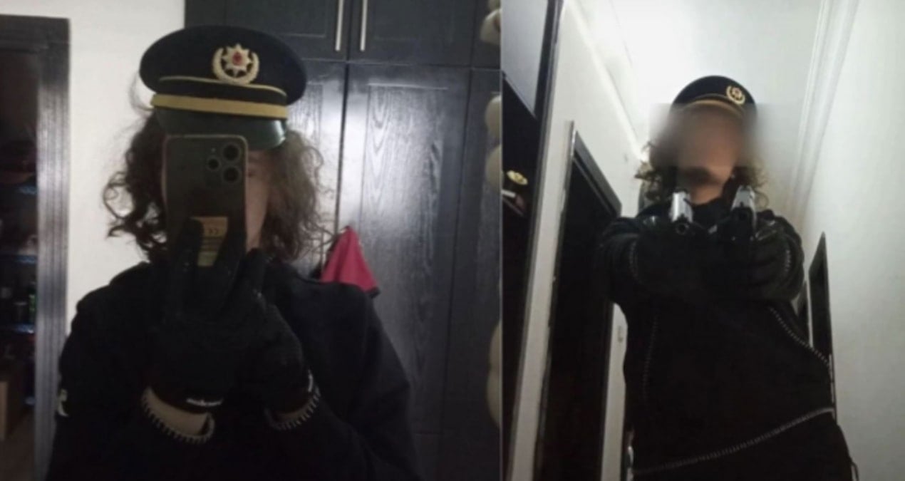 Kahramanmaraş'taki okul saldırganına ait şok görüntüler ortaya çıktı