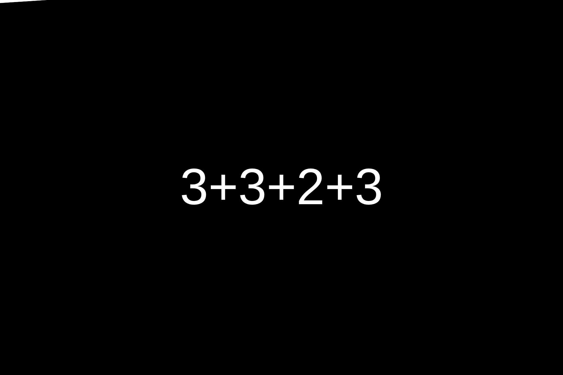 3+3+2+3 ŞEKLİNDE EZBERLEYENLER