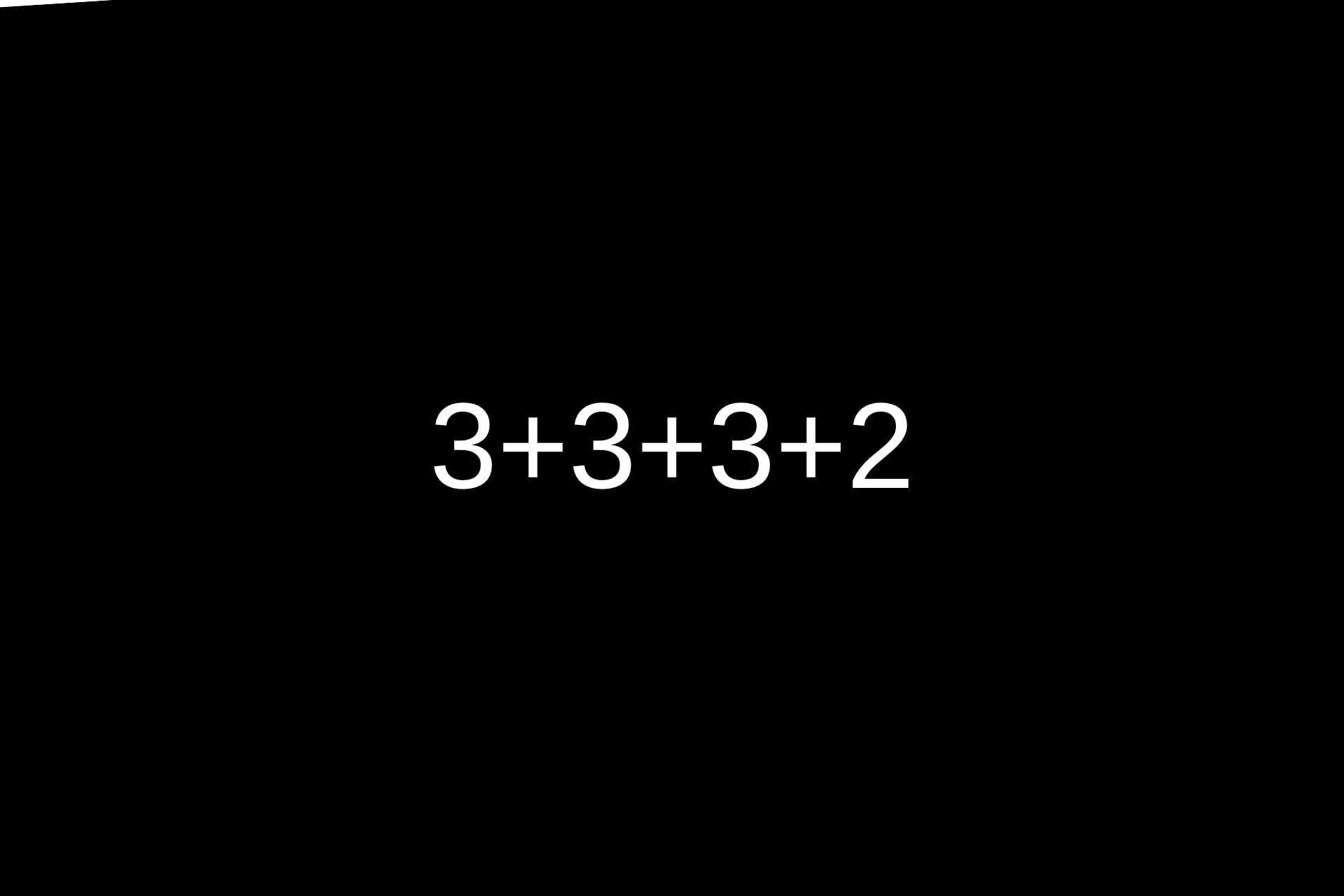 3+3+3+2 ŞEKLİNDE EZBERLEYENLER