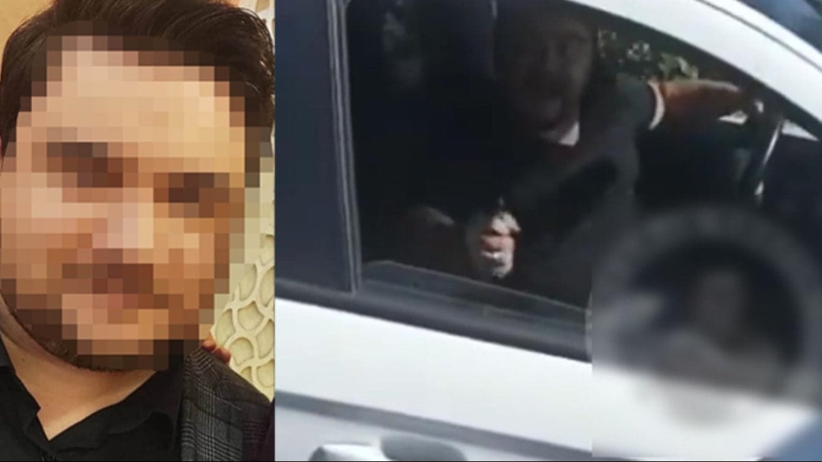 Karısına kabusu yaşatmıştı! Rambo bıçağıyla trafiği de birbirine katmış