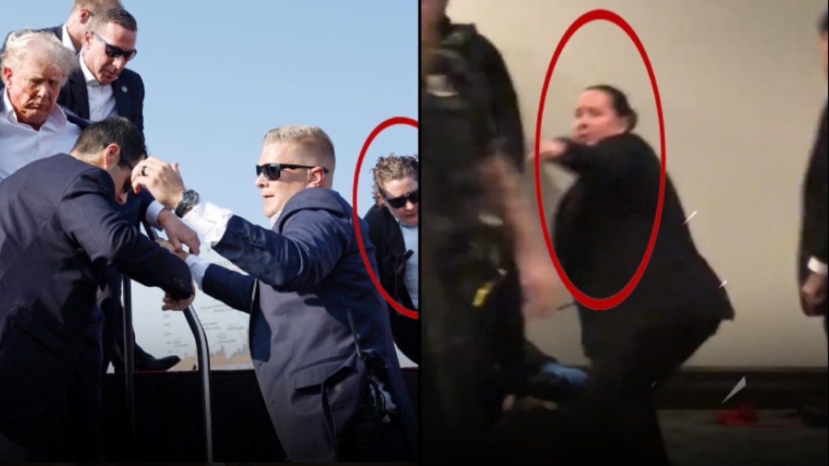 Görüntüsü fit değil ama Trump'a yönelik her saldırıda onu görüyoruz