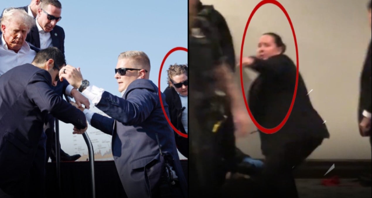 Görüntüsü fit değil ama Trump'a yönelik her saldırıda onu görüyoruz