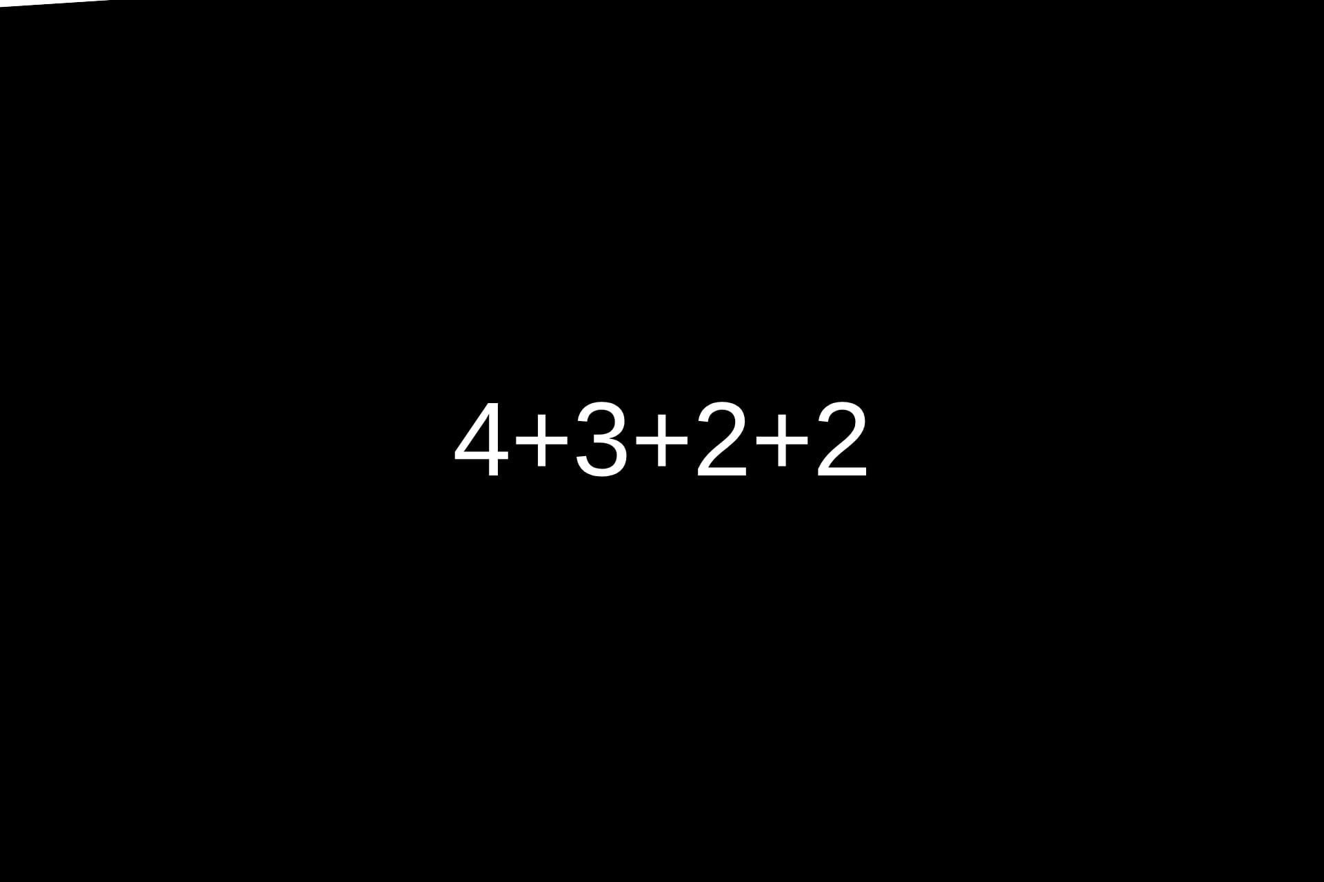 4+3+2+2 ŞEKLİNDE EZBERLEYENLER