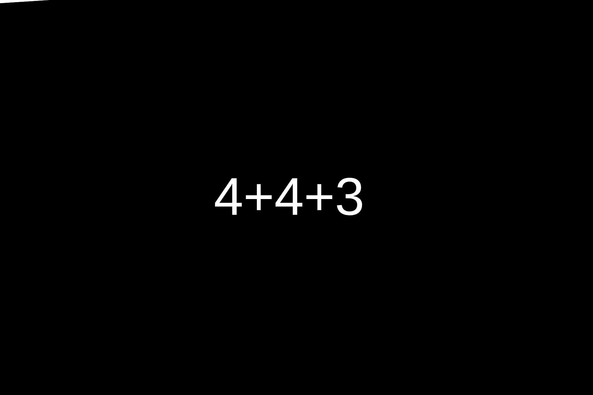 4+4+3 ŞEKLİNDE EZBERLEYENLER