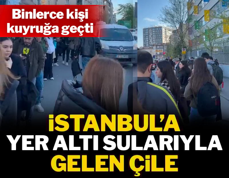 İstanbul'a yer altı sularıyla gelen çile