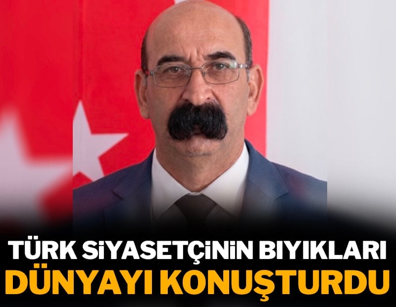 Türk siyasetçinin bıyıkları dünyayı konuşturdu