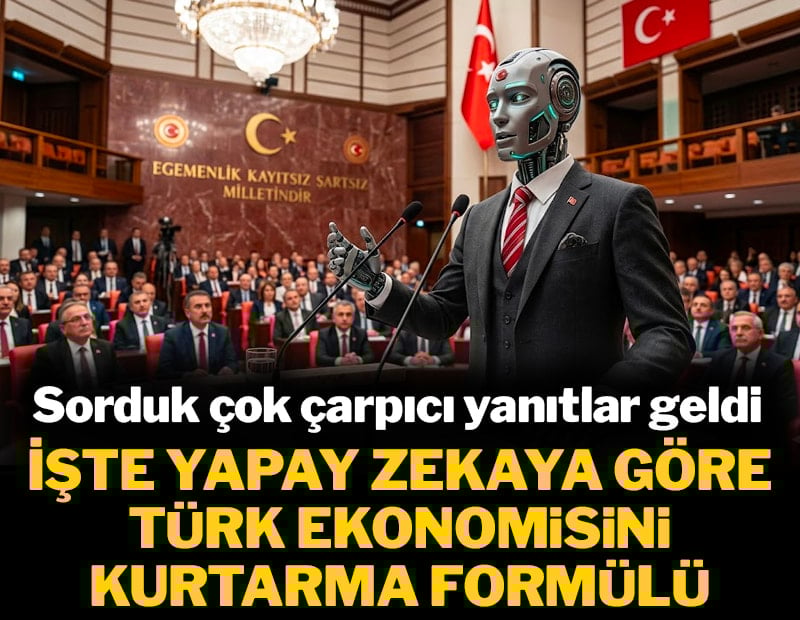 Yapay zeka Türkiye ekonomisinin başına geçerse enflasyonu böyle düşürecek