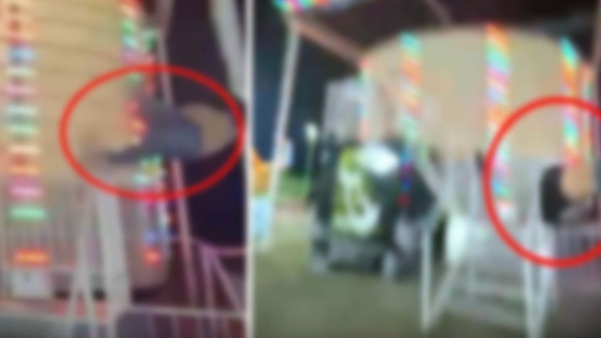 Eğlence ölümle bitti: Lunapark faciasının görüntüleri ortaya çıktı