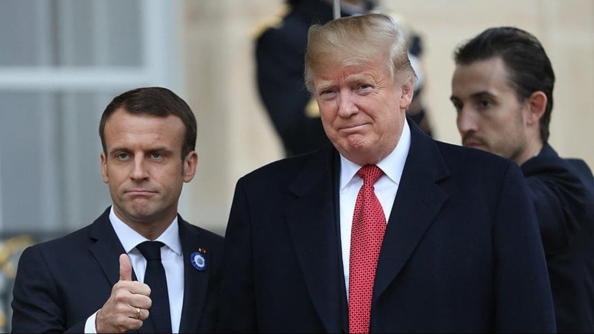 Dünya bu skandalı konuşuyor: Trump’tan Macron’a ağır salvolar!