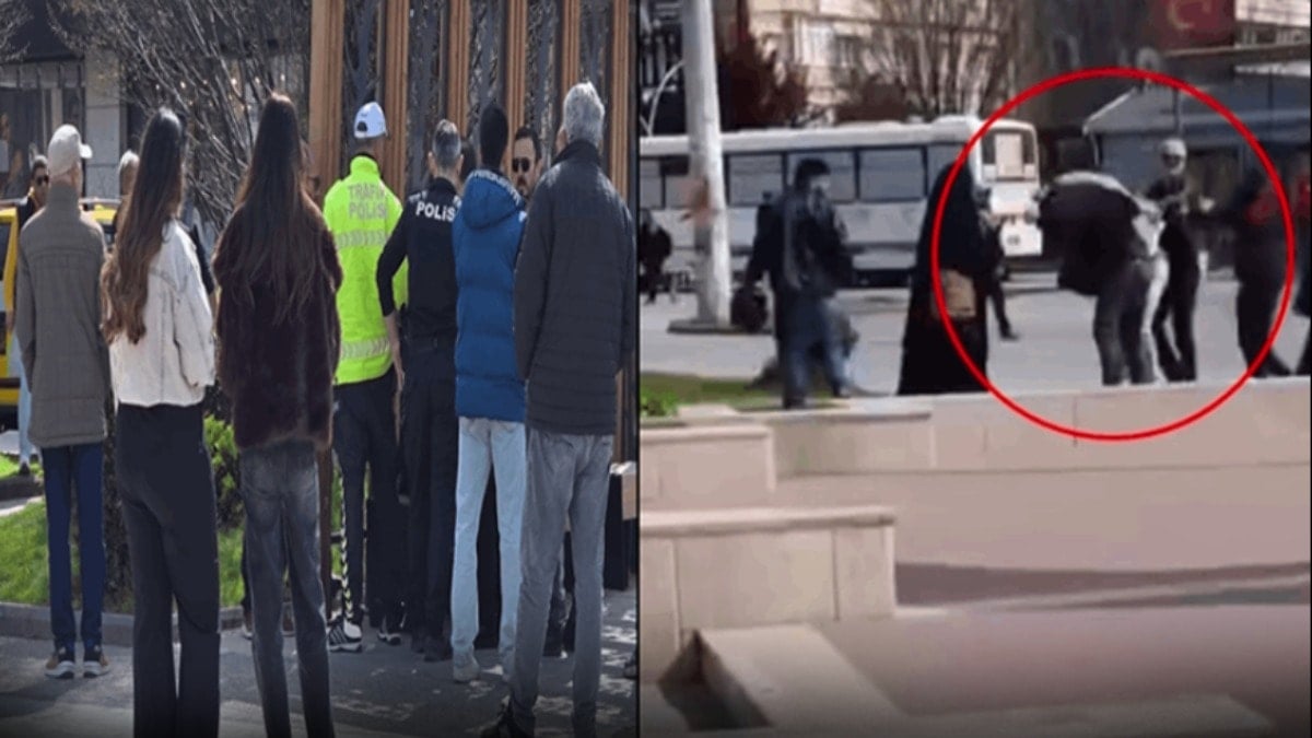 Yoldaki kadının fotoğrafını çekti: Meydan dayağı yedi!