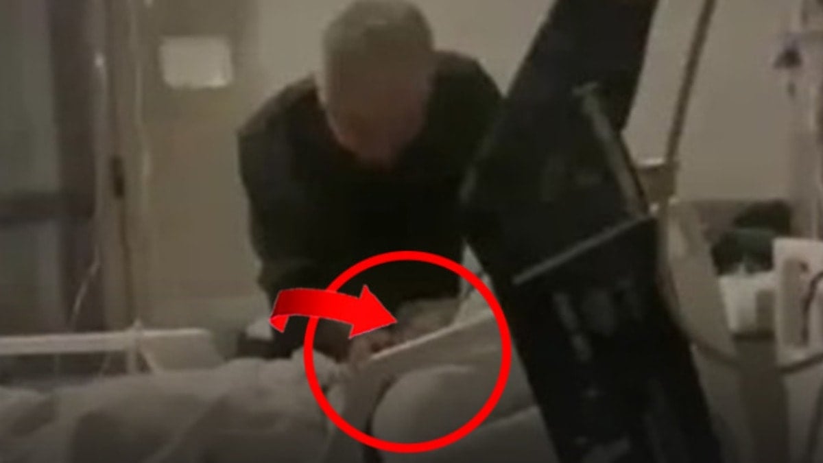 Devlet hastanesinde vicdanları sızlatan anlar: Jandarma personeli görüntüyü çekti