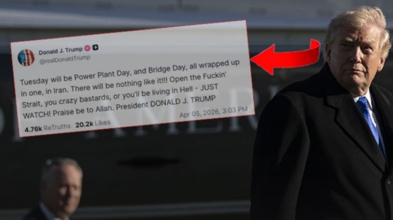 Trump, İran'a küfürlü mesaj yolladı: 'Salı günü...'