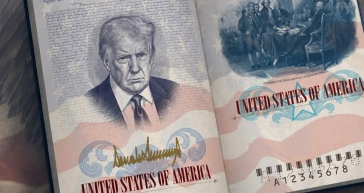Pasaportlara Trump'ın portresi basılacak