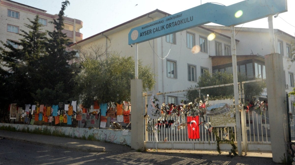 Ayser Çalık Ortaokulu'nda sessiz 23 Nisan