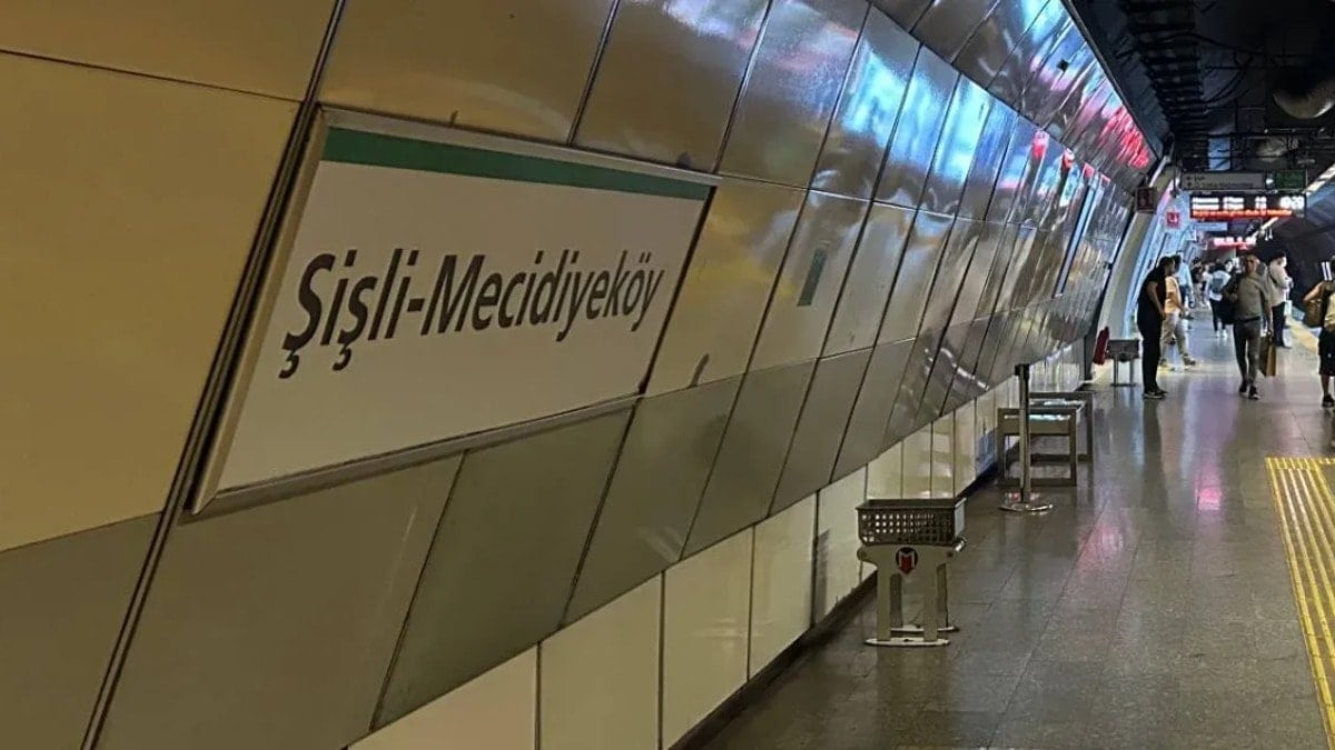 Mecidiyeköy metrosunda korkunç olay: Seferler normale döndü