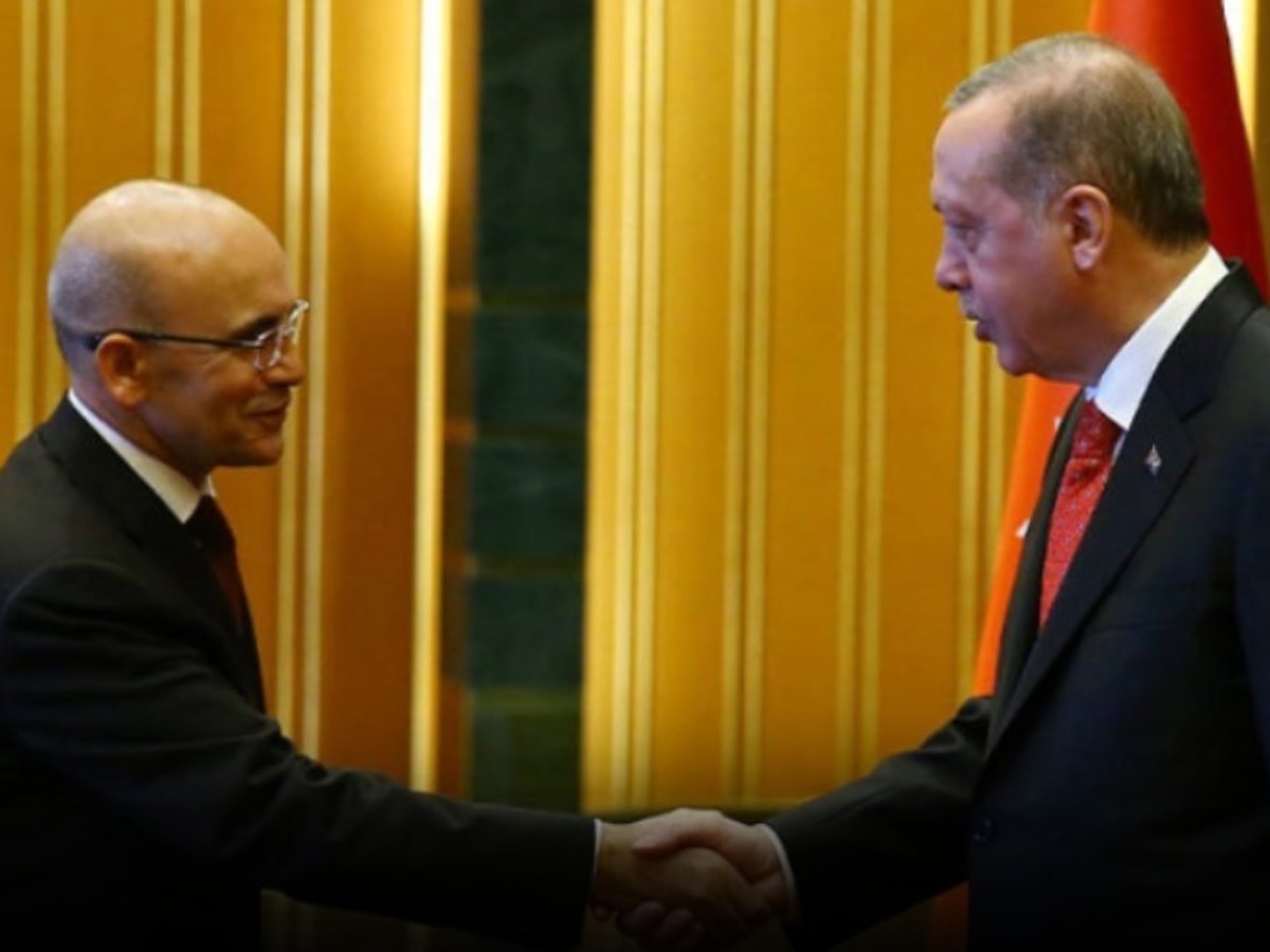 Erdoğan ve Mehmet Şimşek görüşme